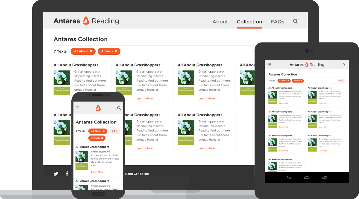 Antares Reading Website Collection