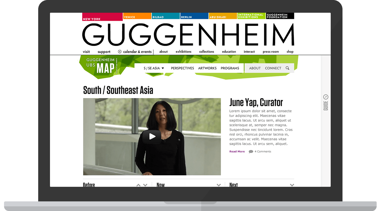 Guggenheim MAP Region