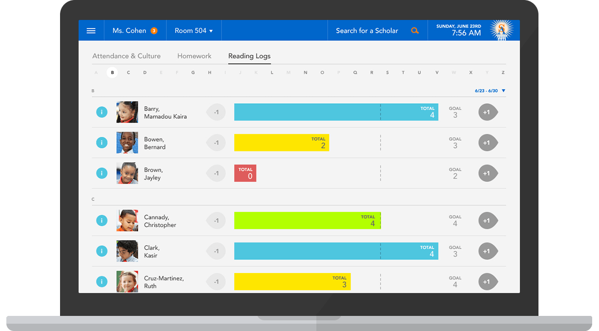 Success Academy Kiosk  - Reading